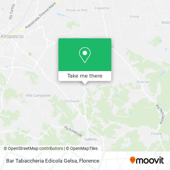 Bar Tabaccheria Edicola Gelsa map