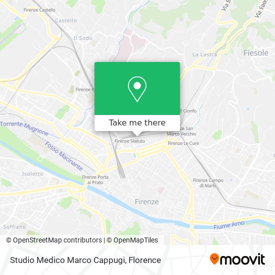Studio Medico Marco Cappugi map
