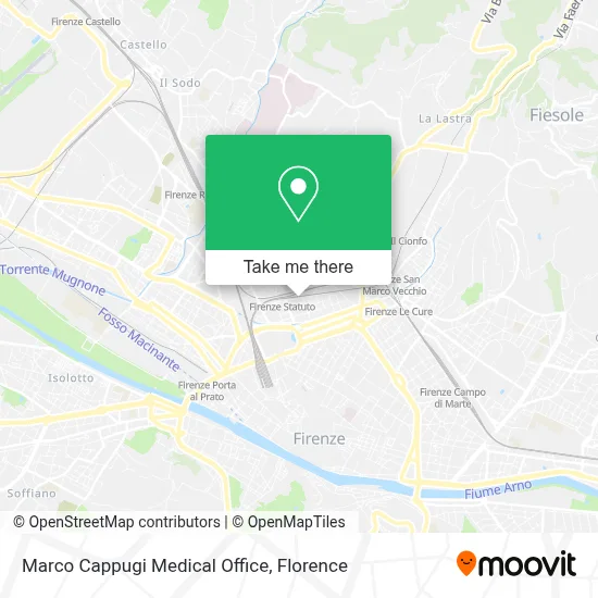 Marco Cappugi Medical Office map
