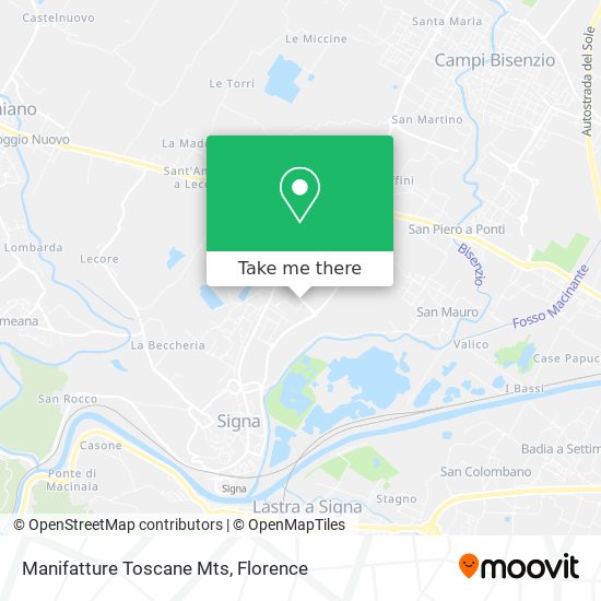 Manifatture Toscane Mts map