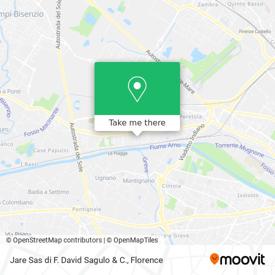Jare Sas di F. David Sagulo & C. map