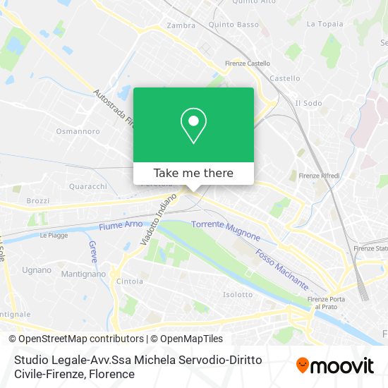 Studio Legale-Avv.Ssa Michela Servodio-Diritto Civile-Firenze map