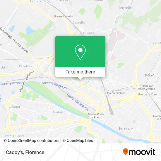 Caddy's map