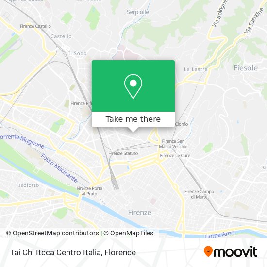 Tai Chi Itcca Centro Italia map