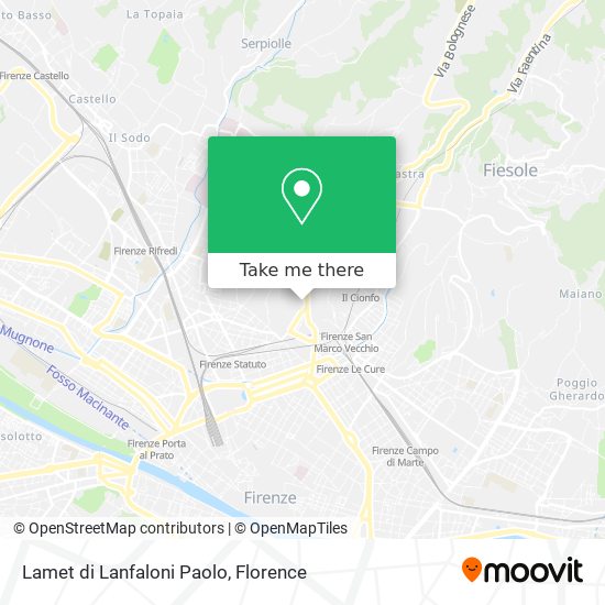 Lamet di Lanfaloni Paolo map