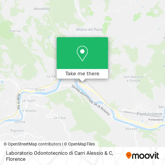 Laboratorio Odontotecnico di Carri Alessio & C map