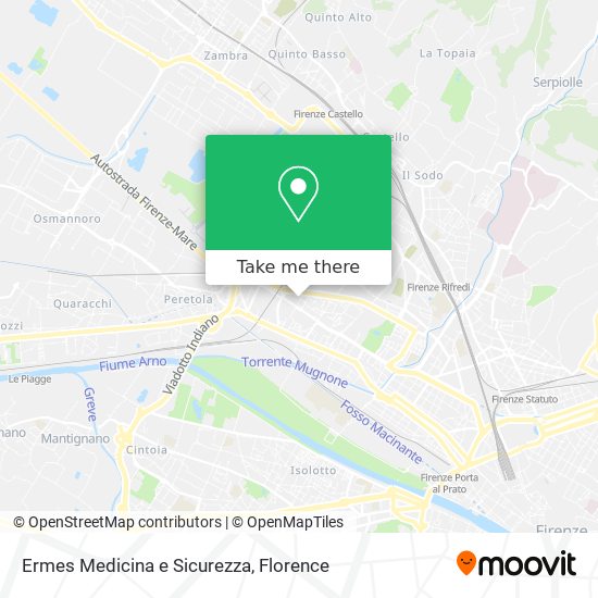Ermes Medicina e Sicurezza map