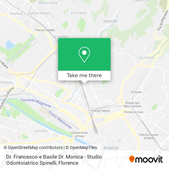 Dr. Francesco e Basile Dr. Monica - Studio Odontoiatrico Spinelli map