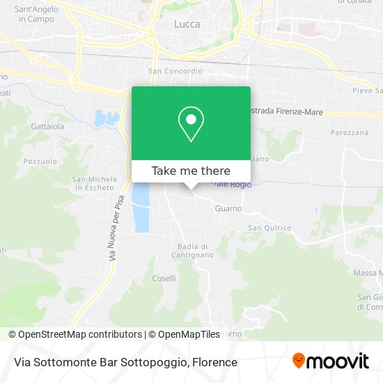 Via Sottomonte Bar Sottopoggio map