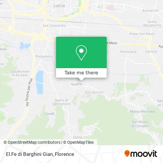 El.Fe di Barghini Gian map