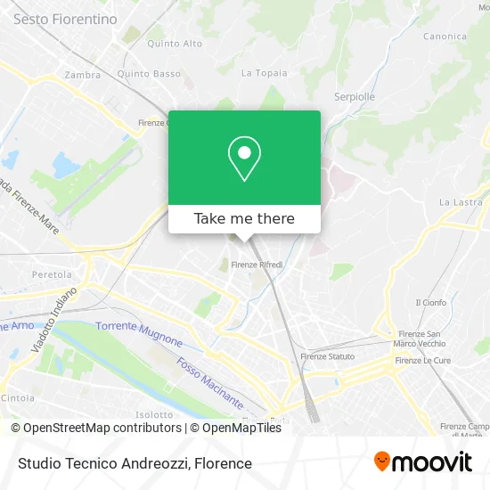 Studio Tecnico Andreozzi map