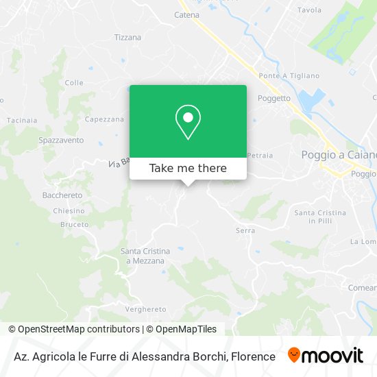 Az. Agricola le Furre di Alessandra Borchi map