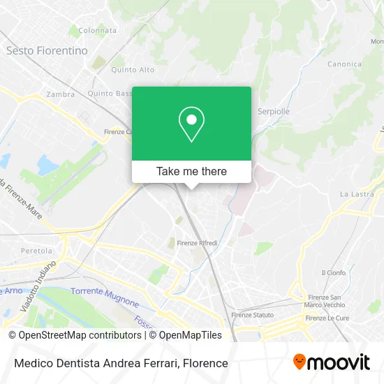 Medico Dentista Andrea Ferrari map