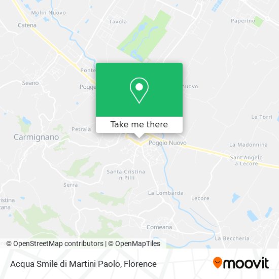 Acqua Smile di Martini Paolo map