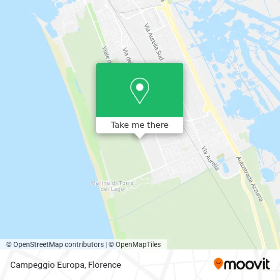 Campeggio Europa map