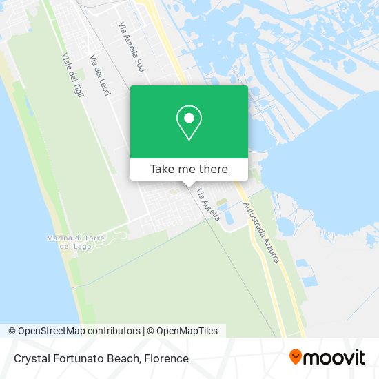 Crystal Fortunato Beach map