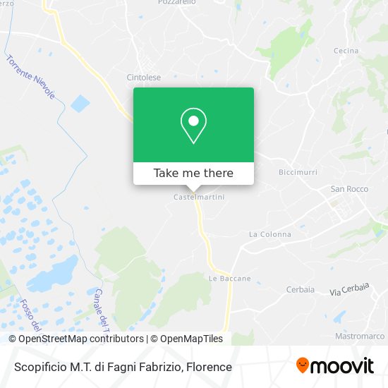 Scopificio M.T. di Fagni Fabrizio map