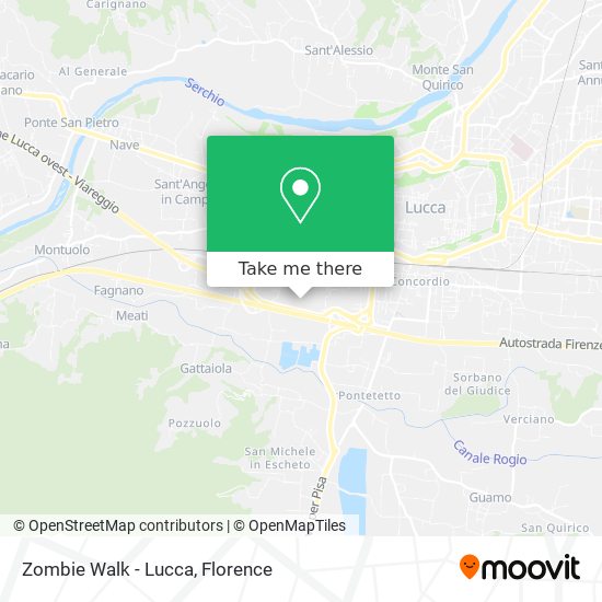 Zombie Walk - Lucca map