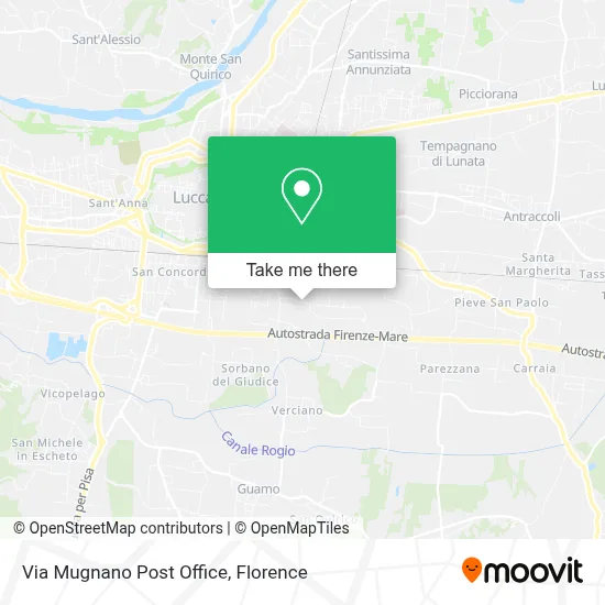 Via Mugnano Post Office map