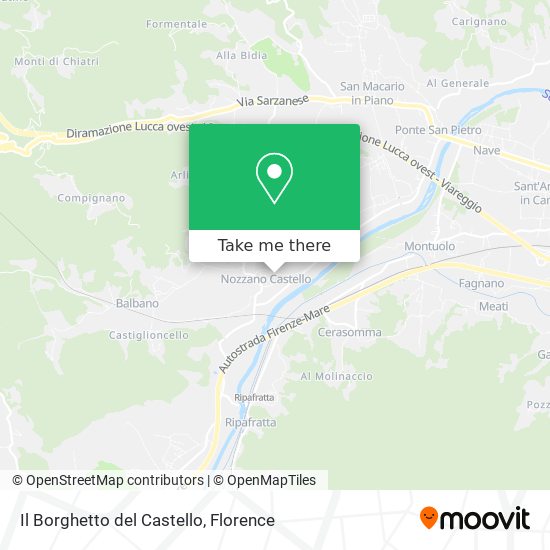 Il Borghetto del Castello map