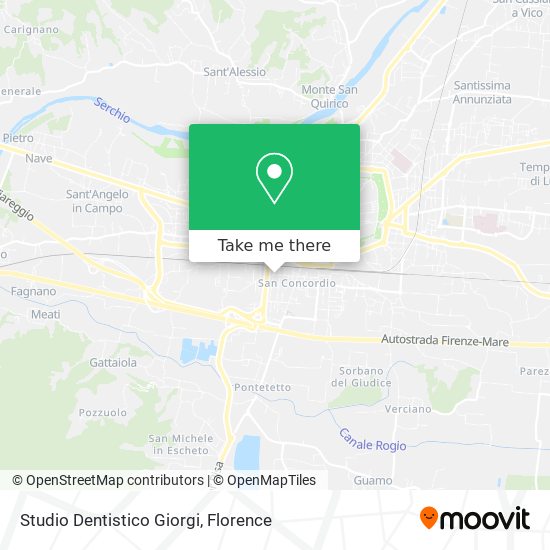 Studio Dentistico Giorgi map
