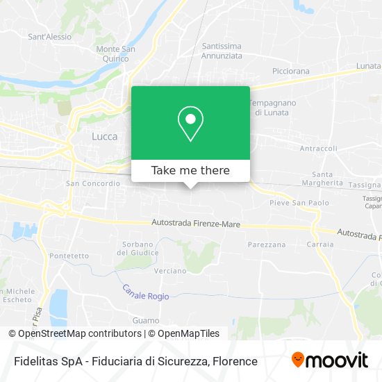 Fidelitas SpA - Fiduciaria di Sicurezza map