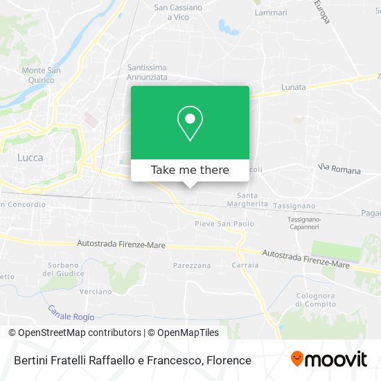 Bertini Fratelli Raffaello e Francesco map