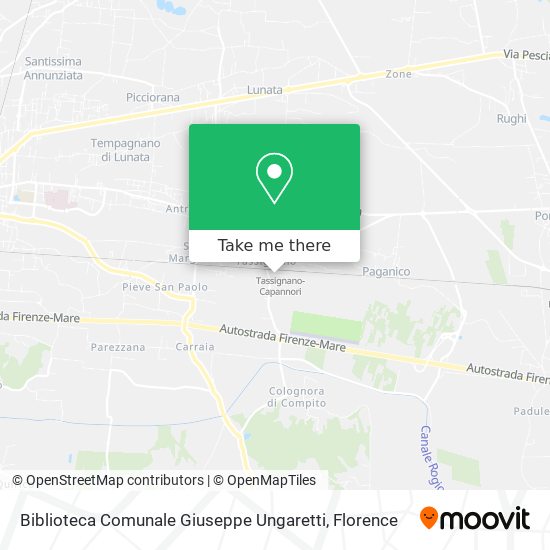 Biblioteca Comunale Giuseppe Ungaretti map