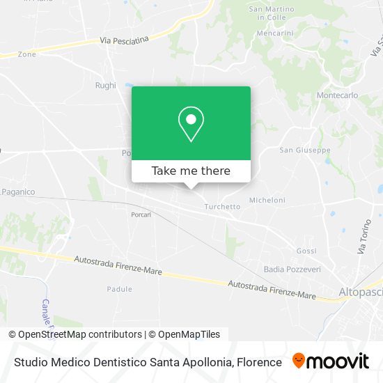 Studio Medico Dentistico Santa Apollonia map