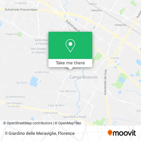 Il Giardino delle Meraviglie map