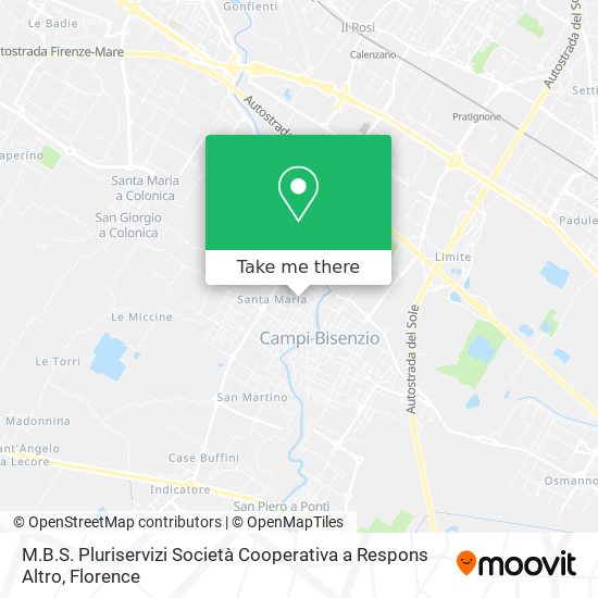 M.B.S. Pluriservizi Società Cooperativa a Respons Altro map