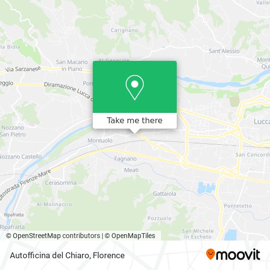 Autofficina del Chiaro map