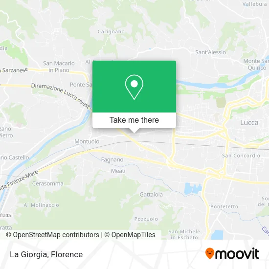 La Giorgia map