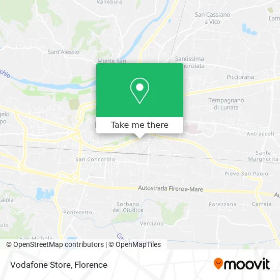 Vodafone Store map