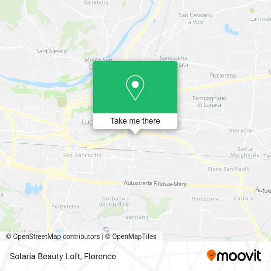 Solaria Beauty Loft map
