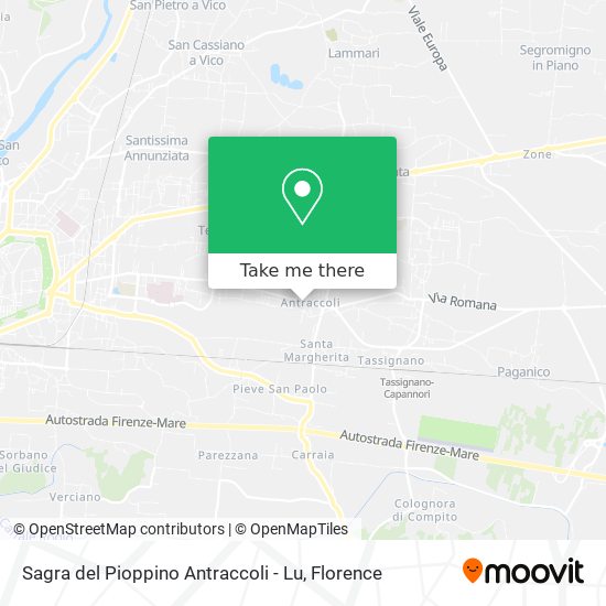 Sagra del Pioppino Antraccoli - Lu map