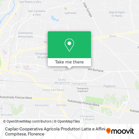 Caplac-Cooperativa Agricola Produttori Latte e Affini Compitese map