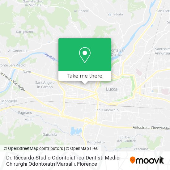 Dr. Riccardo Studio Odontoiatrico Dentisti Medici Chirurghi Odontoiatri Marsalli map
