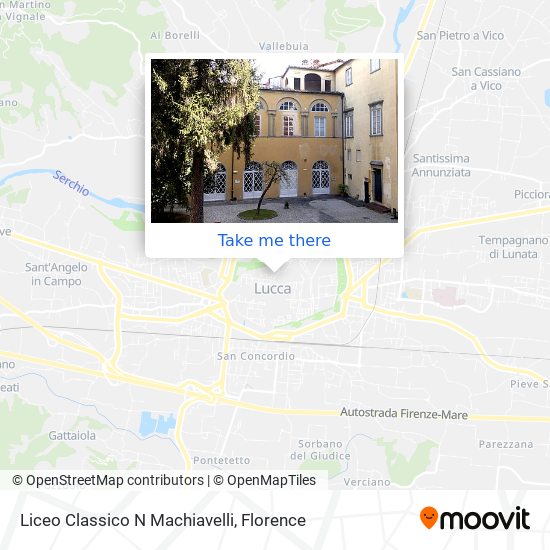 Liceo Classico N Machiavelli map