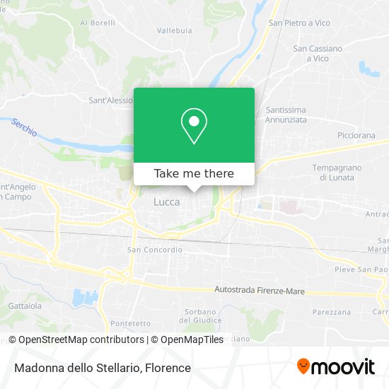 Madonna dello Stellario map