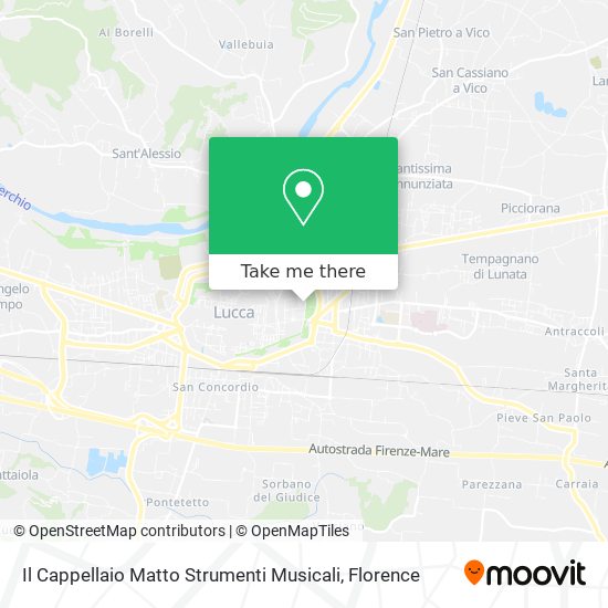 Il Cappellaio Matto Strumenti Musicali map