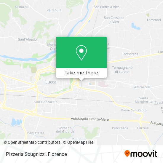 Pizzeria Scugnizzi map