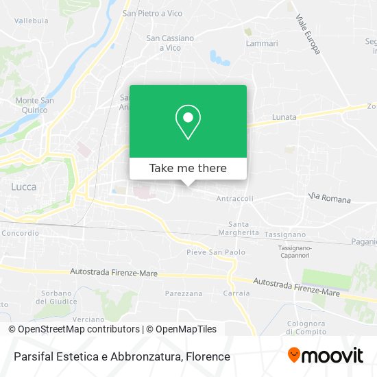 Parsifal Estetica e Abbronzatura map