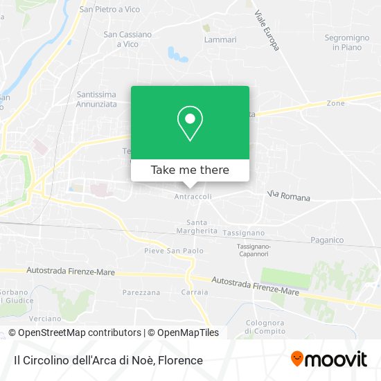 Il Circolino dell'Arca di Noè map
