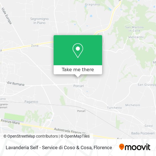 Lavanderia Self - Service di Coso & Cosa map