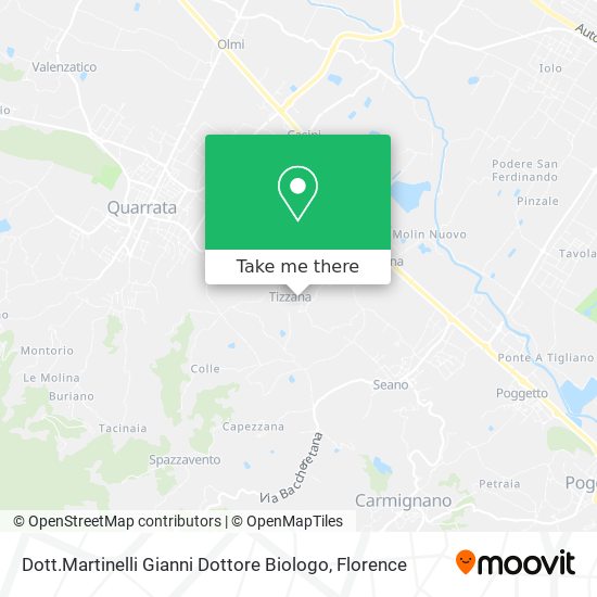 Dott.Martinelli Gianni Dottore Biologo map