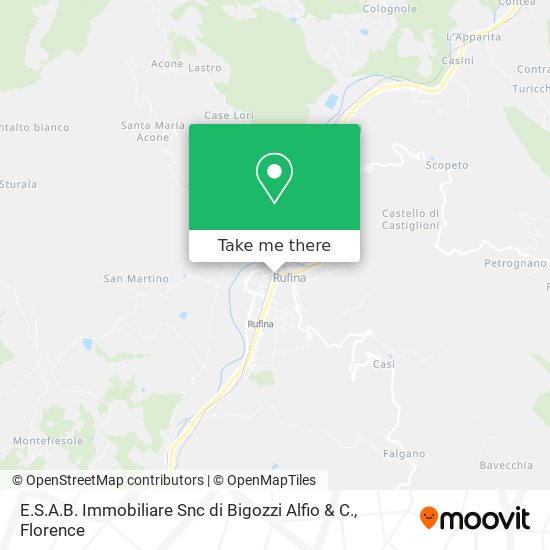 E.S.A.B. Immobiliare Snc di Bigozzi Alfio & C. map