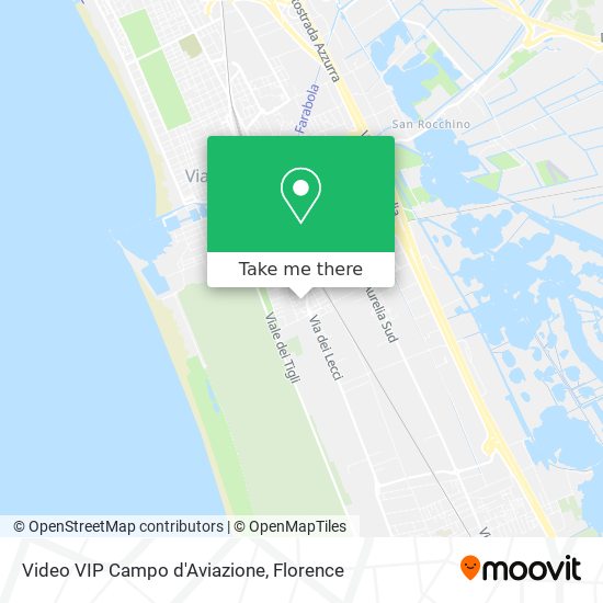 Video VIP Campo d'Aviazione map