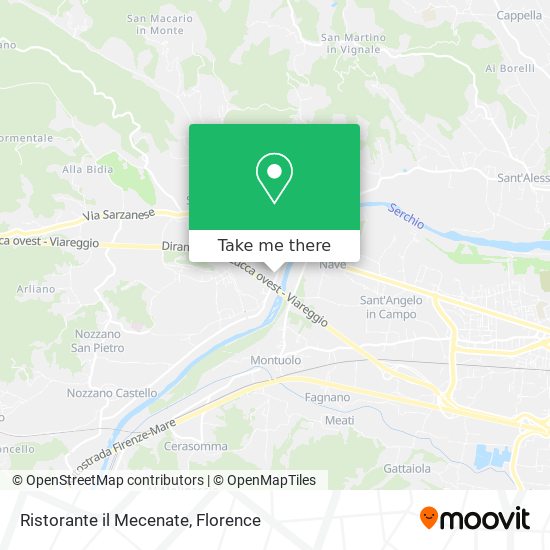 Ristorante il Mecenate map