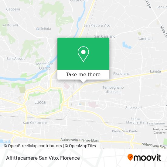 Affittacamere San Vito map